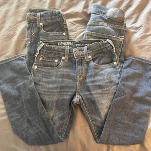 3 Pair Bundle Size 8 Boys DENIZEN Jeans by Levi’s